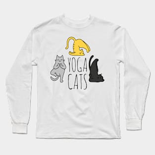 Yoga Cats Long Sleeve T-Shirt